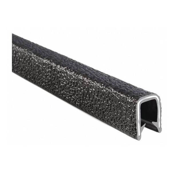 Trim Seal, PVC, Aluminum, 250 ft Length, 3/4 in Overall Width