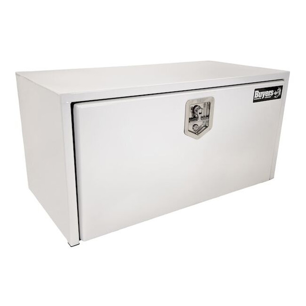 Buyers Products Truck Box, Underbody, Steel, 24"W, White, 4.5 cu. ft. 1702400