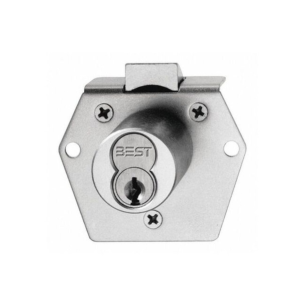 Best Latchbolt Cabinet Lock,Satin Brass 5L7RL2606