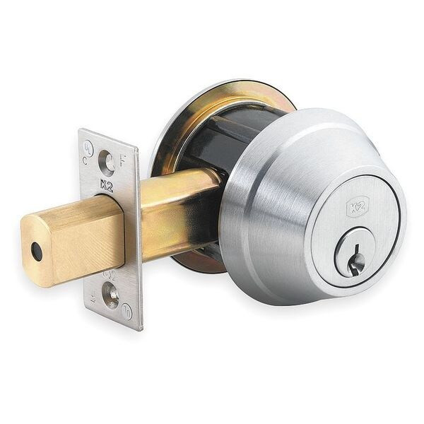 Dormakaba Deadbolt,HD,Satin Chrome QDB180626S4DBSSCKD