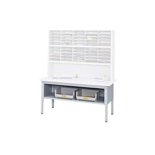 Safco Sorting Table Base,60 in W,Gray 7749GR