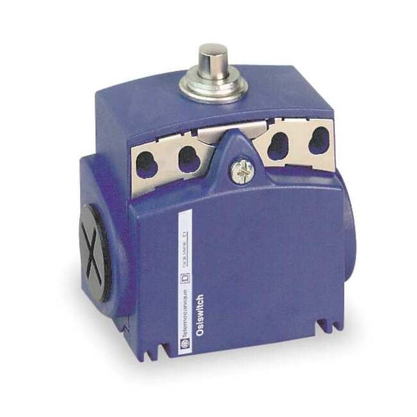 Limit switch, Plunger, 1NC/1NO, 10A at 240V AC, Actuator Location: Top