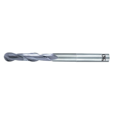 Osg Carbide End Mill,2.00mm dia,10.00mm Cut 71100216