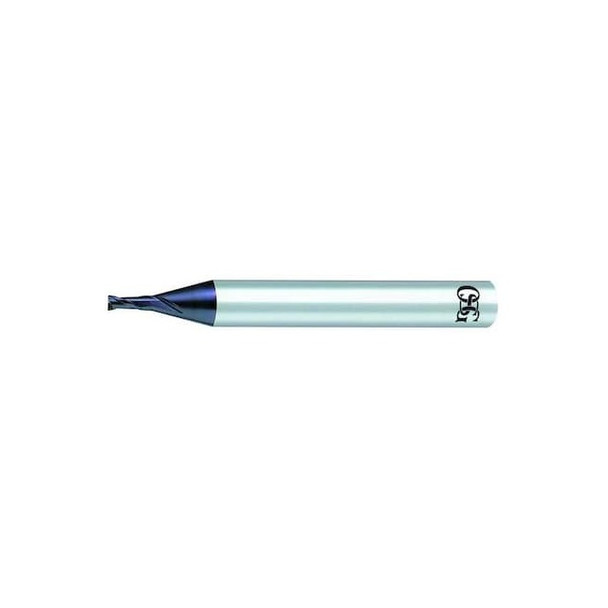 Osg Carbide End Mill,1.60mm dia,2.40mm Cut L 37700006