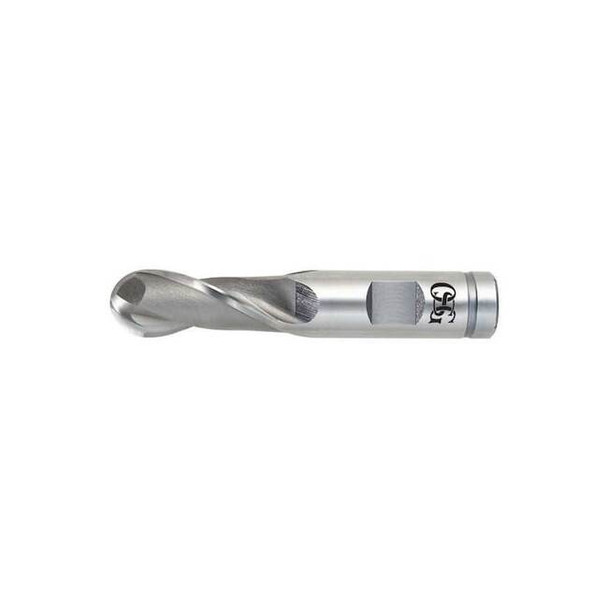 Osg Ball End Mill,Single End,1",Pwd Metal 6215100