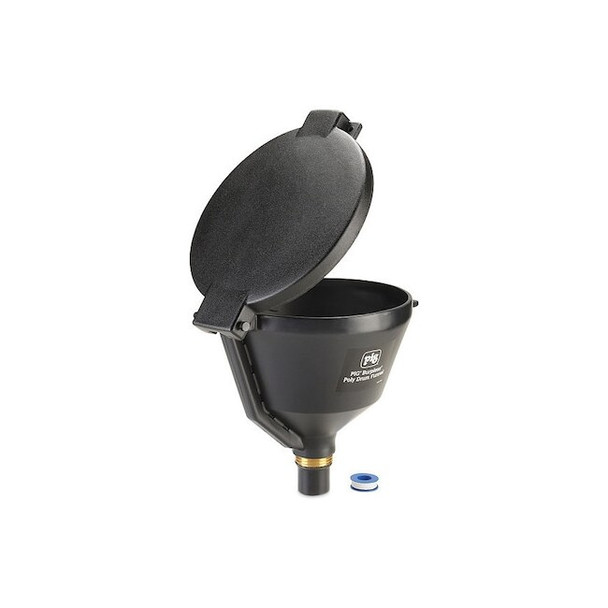 Pig DrumFunnel,13.875inH,Black,Polyethylene DRM1681-BK