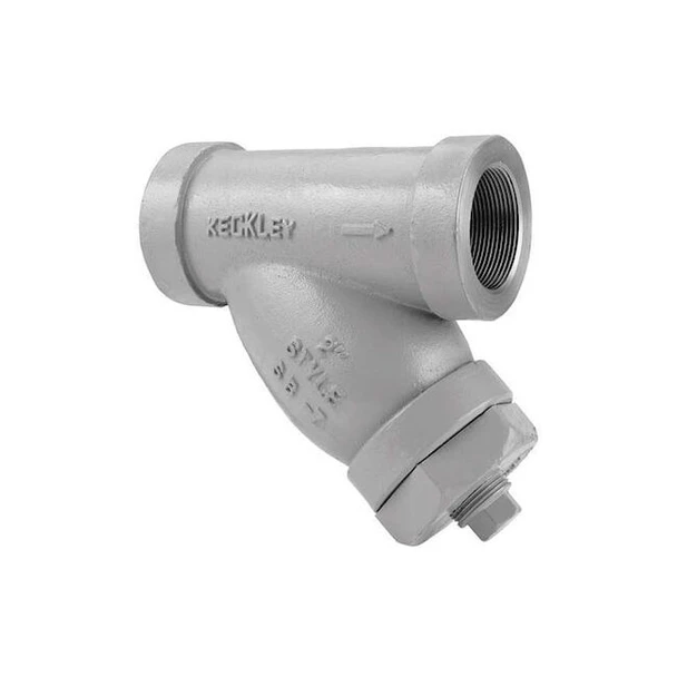 Y Strainer, 1-1/2" Pipe, Threaded, Carbon Steel