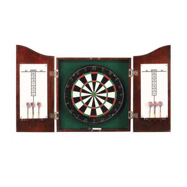 Hathaway Dartboard Cabinet,25 1/2 in Open H,Sisal BG1041CH