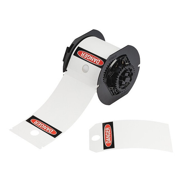 Brady Pre-Cut Label Stock Roll, White B30-255-851-OSHADA