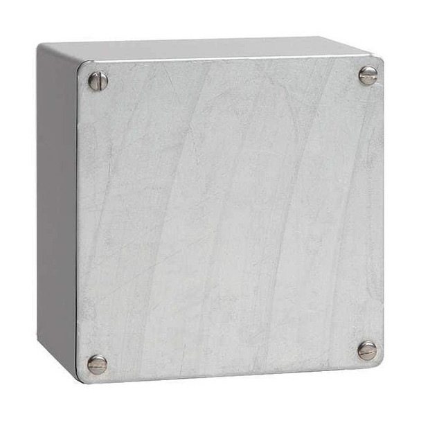 Captive Screws Electrical Enclosures, 6 in H, 4 in D, 6 in W, 12, 3, Steel