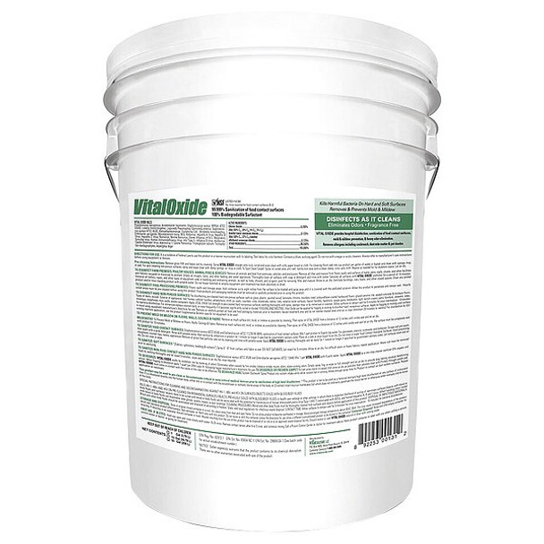 Vital Oxide Mildew and Mold Remover,5 gal,9 pH 82245 Vital Oxide Mildew and Mold Remover,5 gal,9 pH 82245