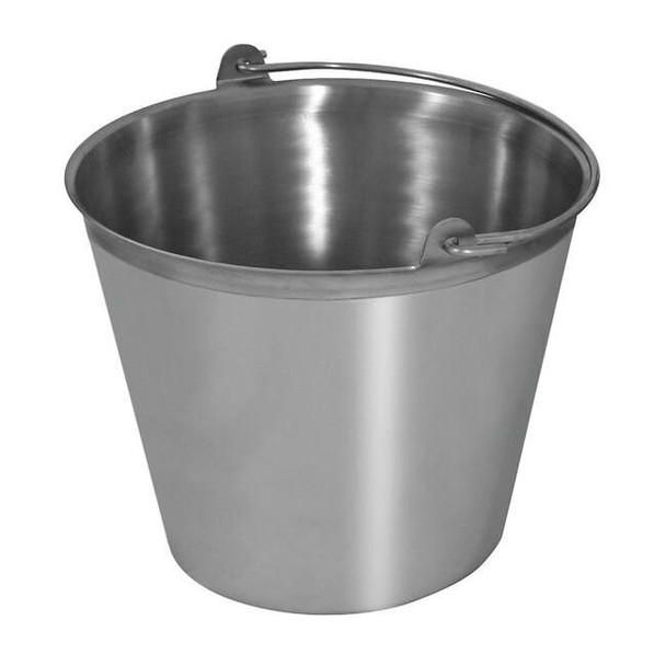 Sani-Lav Pail,13 qt,Stainless Steel P13