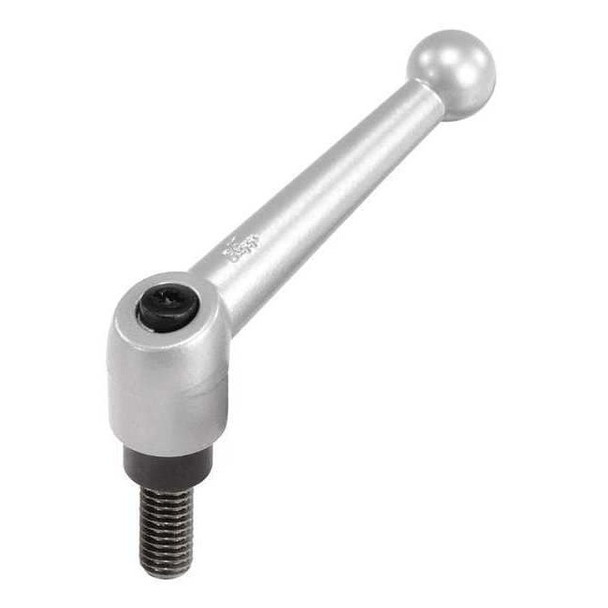 Adjustable Handle, Size: 4 1/2-13X50 Zinc, Silver Metallic, Comp: Steel