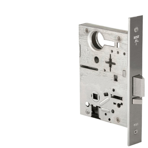Grade 1 Classroom Mortise Lockbody Only, Satin Chrome Finish, Field Reversible