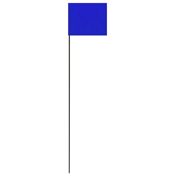 Hy-Ko Marking Flag,Blue,Solid Pattern,PK25 SF-21/BL
