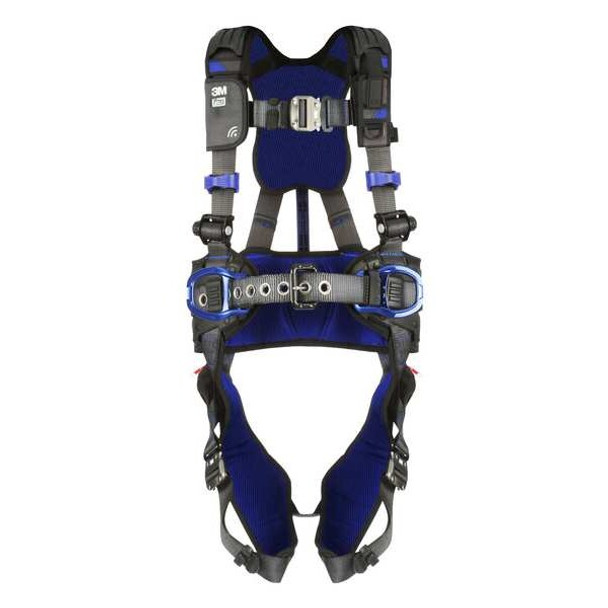 3m Dbi-Sala Harness,XL,Gray,Quick-Connect,Polyester 1403101