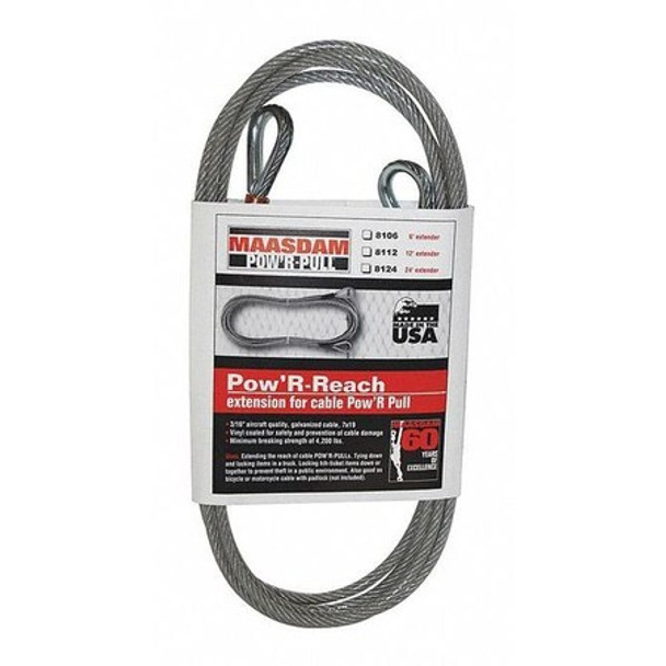 Maasdam Reach Cable Extender,12 ft. 8112