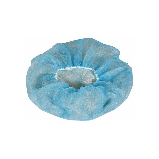 Cellucap Bouffant Cap, Polypropylene, 18 in Dia., Blue, S, 1000 PK B4HSBL