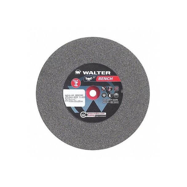 Walter Grinding Wheel,T1 8"x1"x1" 46 Medium 12E545