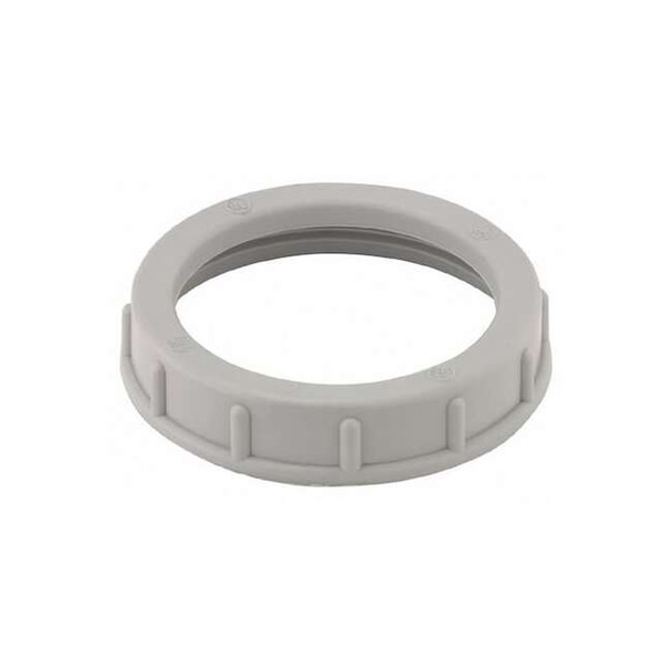 Raco IMC Bushing, 3 in, Threaded, Plastic, Powder Coated, Gray 1412