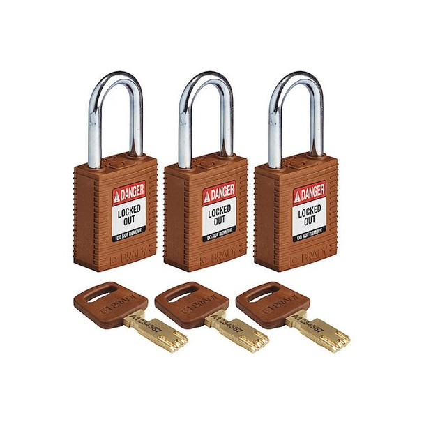 Brady NYL-BRN-38ST-KA3PK