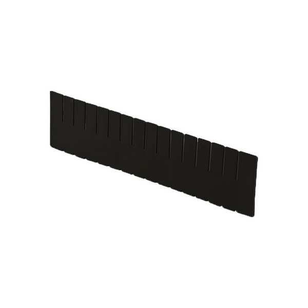 Lewisbins Plastic Divider, Black, 20 5/8 in L, 4 7/16 in H DV2260-NXL   BUY 25S