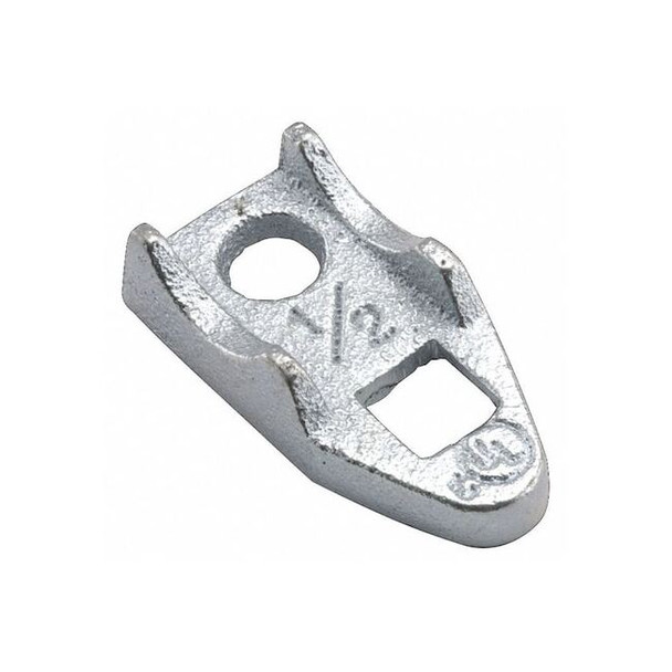 Raco Clamp, Conduit; EMT; Pipe Use, 1/2 in, Malleable Iron, Plain 1342