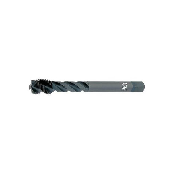 Spiral Flute Tap, M20-2.50, Modified Bottoming, 4 Flutes, Metric Coarse