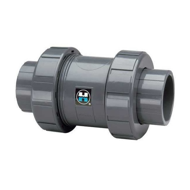Check Valve, True Union, Ball, 1-1/4", CPVC/FPM, S/T