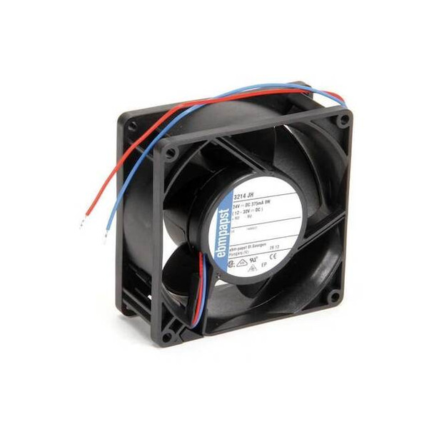 Axial Fan, Square, 24V DC, Fiberglass Reinforced Plastic, 3 5/8 in W.