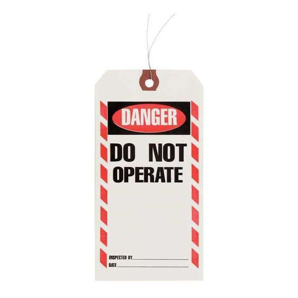 Manufacturer Varies Tag, Paper, 3 1/8 in Width, 6 1/4 in Height, ,1000 PK 1HAB9