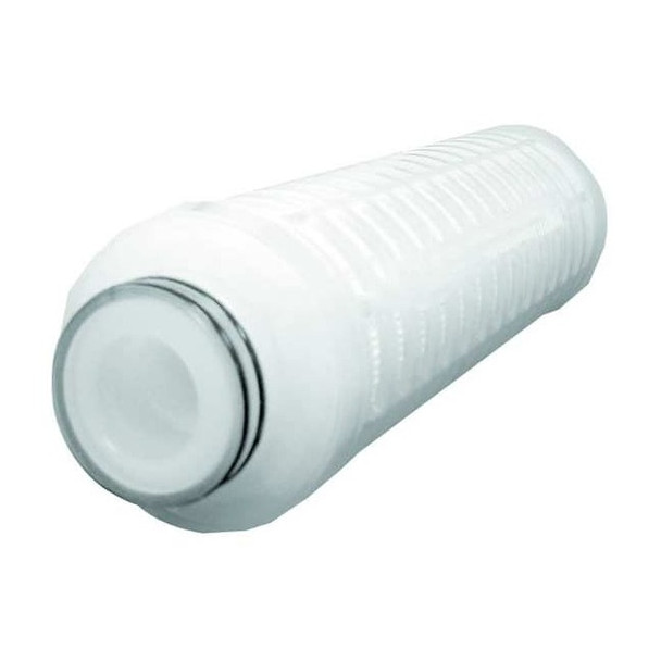 Pleated Filter Cartridge, 140 gpm, 0.2 Micron, 2-3/4" O.D., 20 15/16 in H