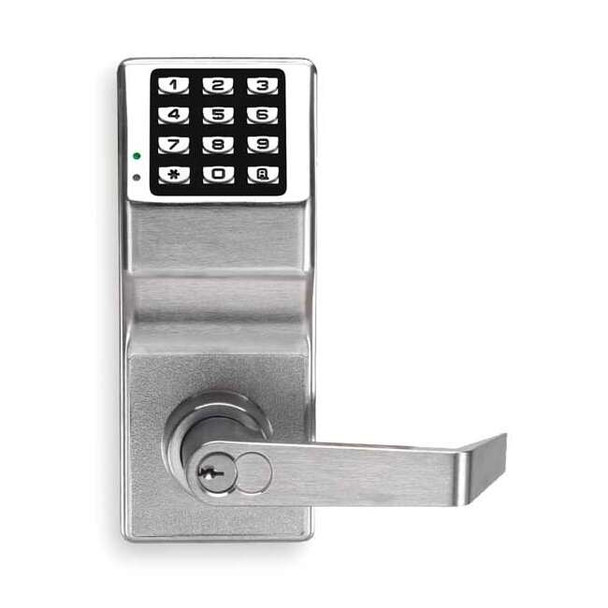 Trilogy Electronic Lock,Satin Chrome,12 Button DL5200IC US26D