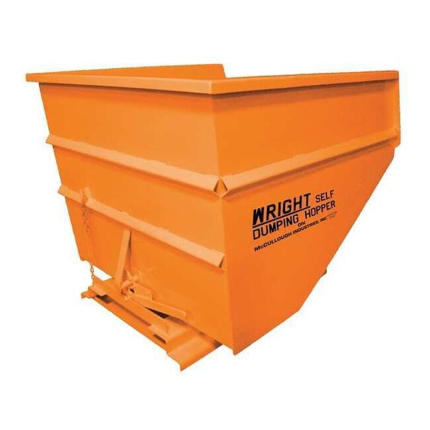 Manufacturer Varies Self Dumping Hopper,5000 lb.,Orange 30077 ORANGE