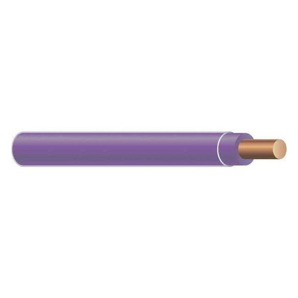 Southwire THHN Building Wire, Copper, 10 AWG, 1C, Purple, Solid, 500 ft 25333605