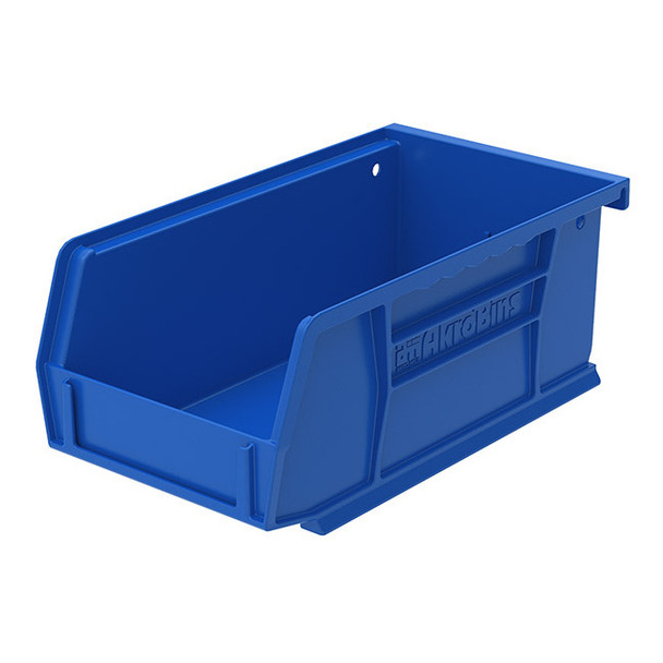 Akro-Mils® AkroBins® Standard Storage Bin, 7 3/8"L x 3"H x 4 1/8"W, Blue, 1/Each