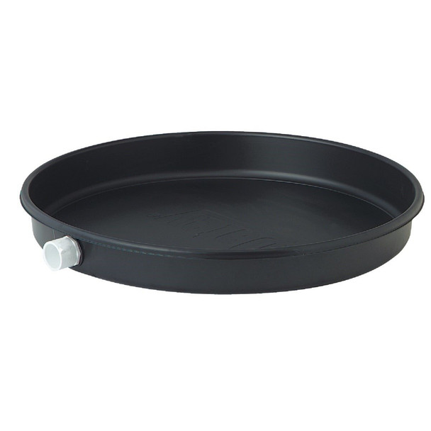 34061 Oatey 20 In. Dia. Plastic Water Heater Drain Pan with 1" to 1-1/2" PVC Adaptor