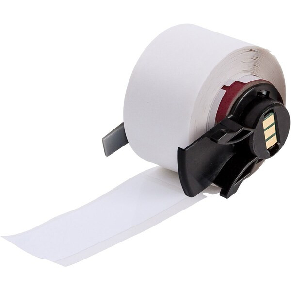 Brady Pre-Cut Label Stock Roll, White, Gloss M6-22-422