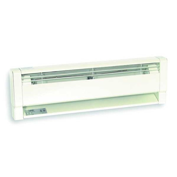 Dayton 70" Hydronic Electric Baseboard Heater, White, 1500W, 120V 3ENA3