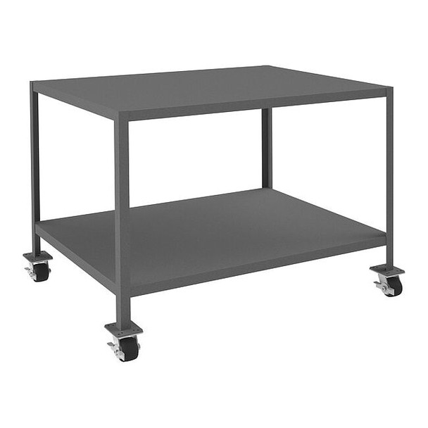 Durham Mfg Mbl Mach Table,36x48x36,3000 lb,2 Shlf MTM364836-3K295