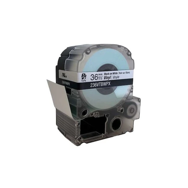 Epson Label/RibbonCartridge,White,1-1/2inW 236VTBWPX