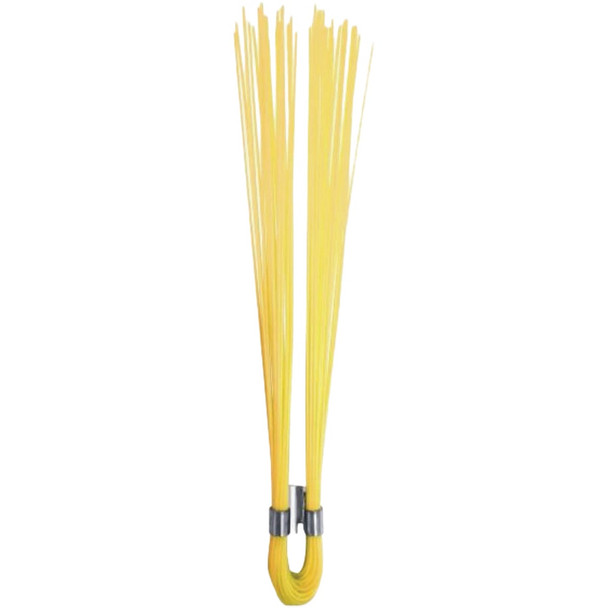 Site Pro Salamander 6 In. Dual-Crimp Stake Wisker Marker, Yellow 19-SDW6-Y