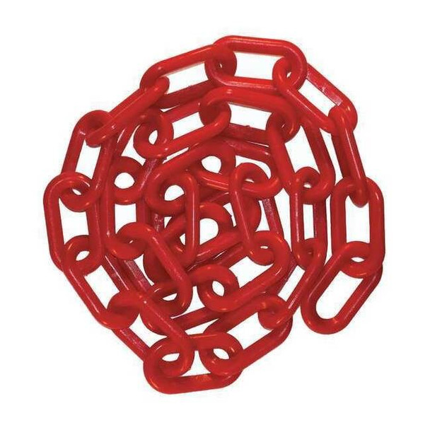 Manufacturer Varies 2" x 50 ft. Heavy Duty Plastic Chain, Red 51005-50