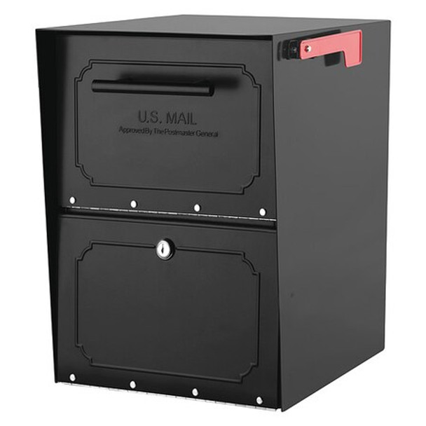 Architectural Mailboxes Mailbox,1 Door,Black,18-35/64" H 5100B