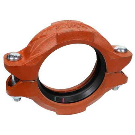 Gruvlok Flush Gap Gasket Rigid Coupling,2 1/2 in 0390103257