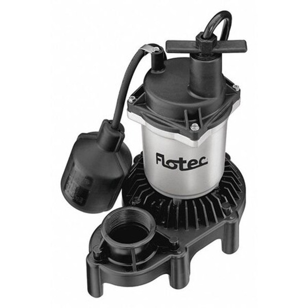 Flotec SubmersibleSumpPump,8ft,12.75in,115VAC FPZS33T