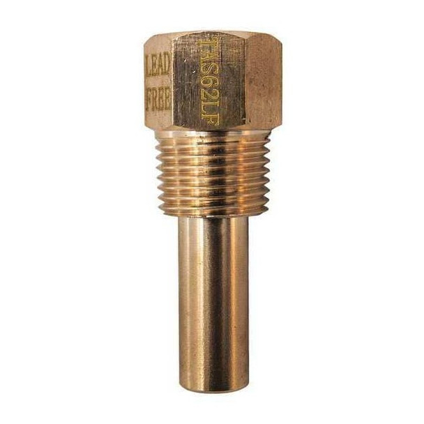 Winters Thermowell,Stepped,1.3 In Insrt Depth TAS62LF