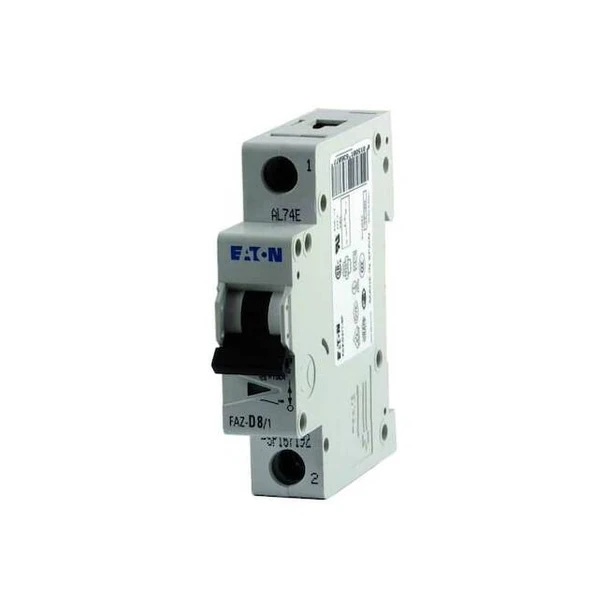 Circuit Breaker, FAZ Series, 8A, 1 Pole, 277/480V AC, 15kA at 277V AC, C Curve