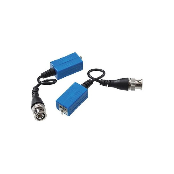 Gem by Triplett Video Balun w/BNC Pigtail,Blue,PK2 HDB-RJPT2