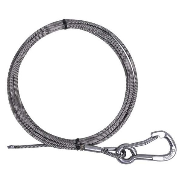 Dayton Winch Cable,SS,1/4 In. x 36 ft. 35Z859